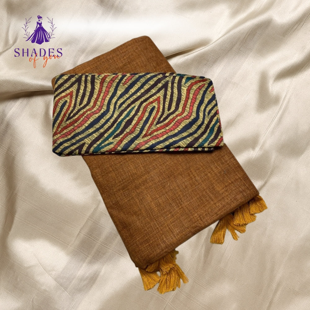 Linen Saree