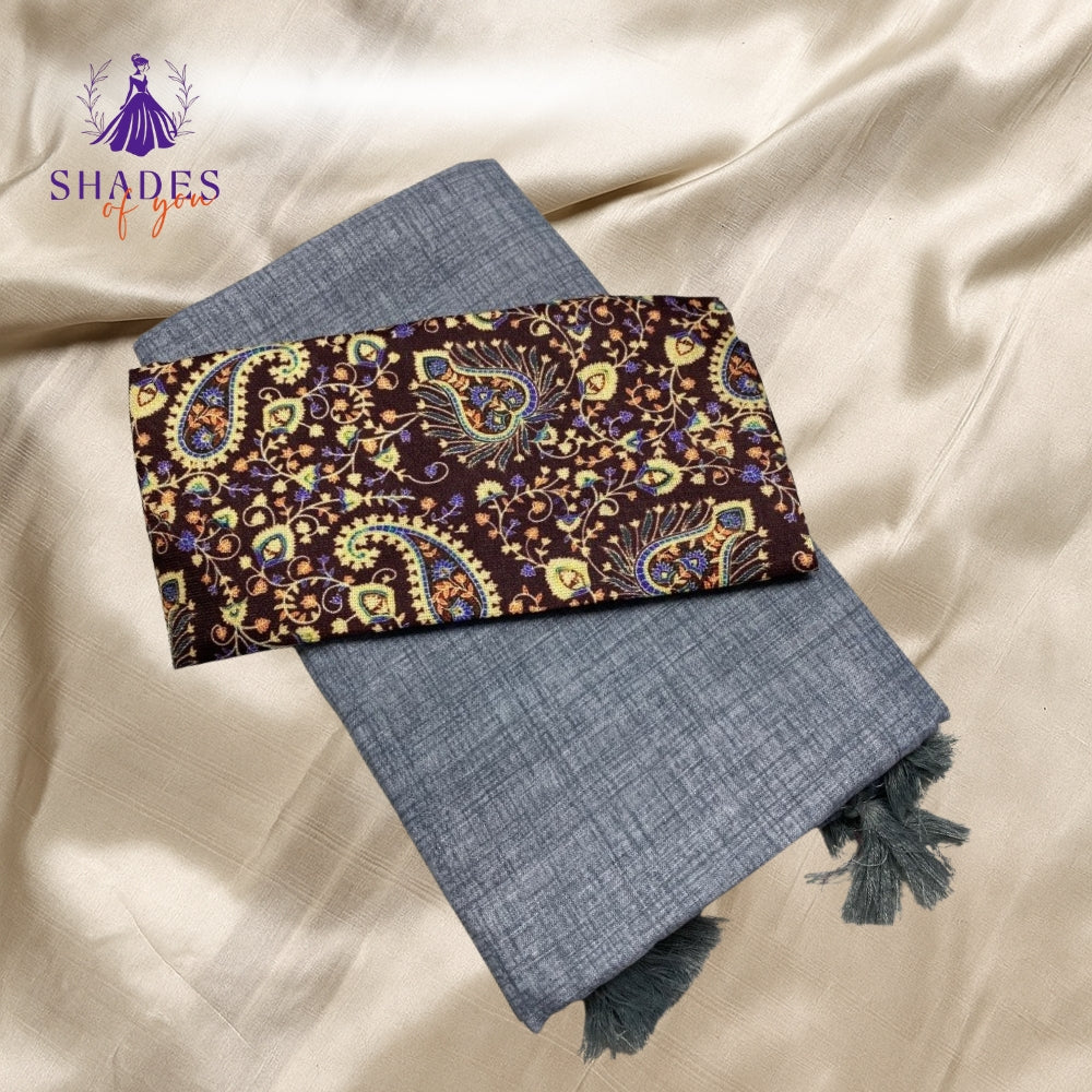 Linen Saree