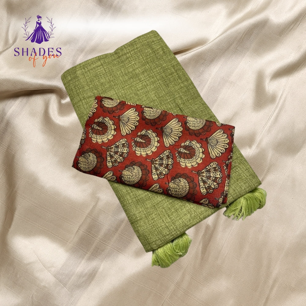 Linen Saree