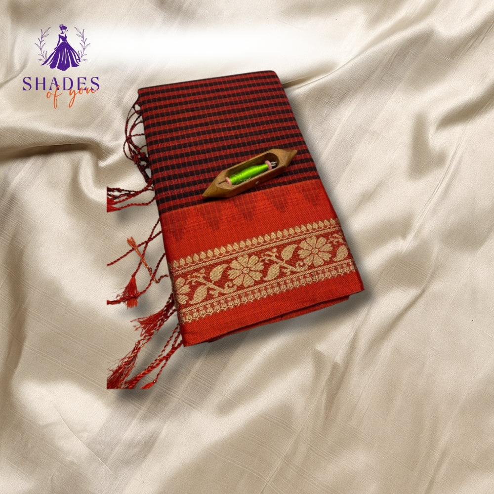 Bengal Handloom Cotton Saree
