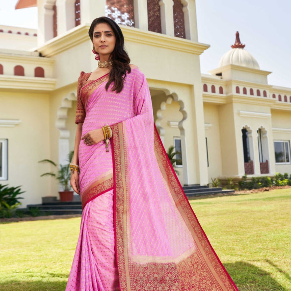 Turquoise Georgette Sarees