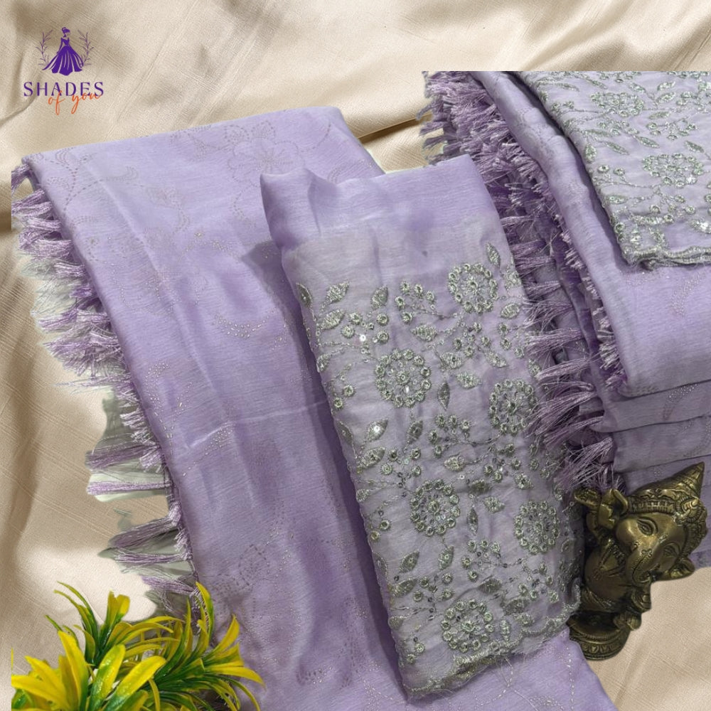 Fancy Sarees With Design Blouse