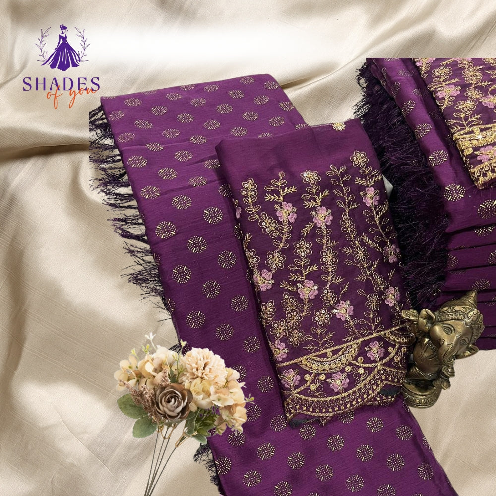 Fancy Sarees With Design Blouse