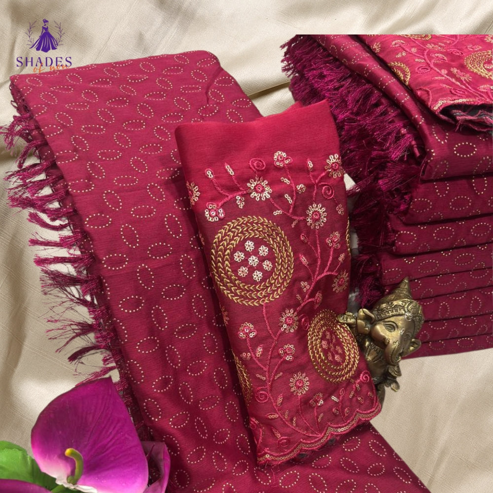 Fancy Sarees With Design Blouse