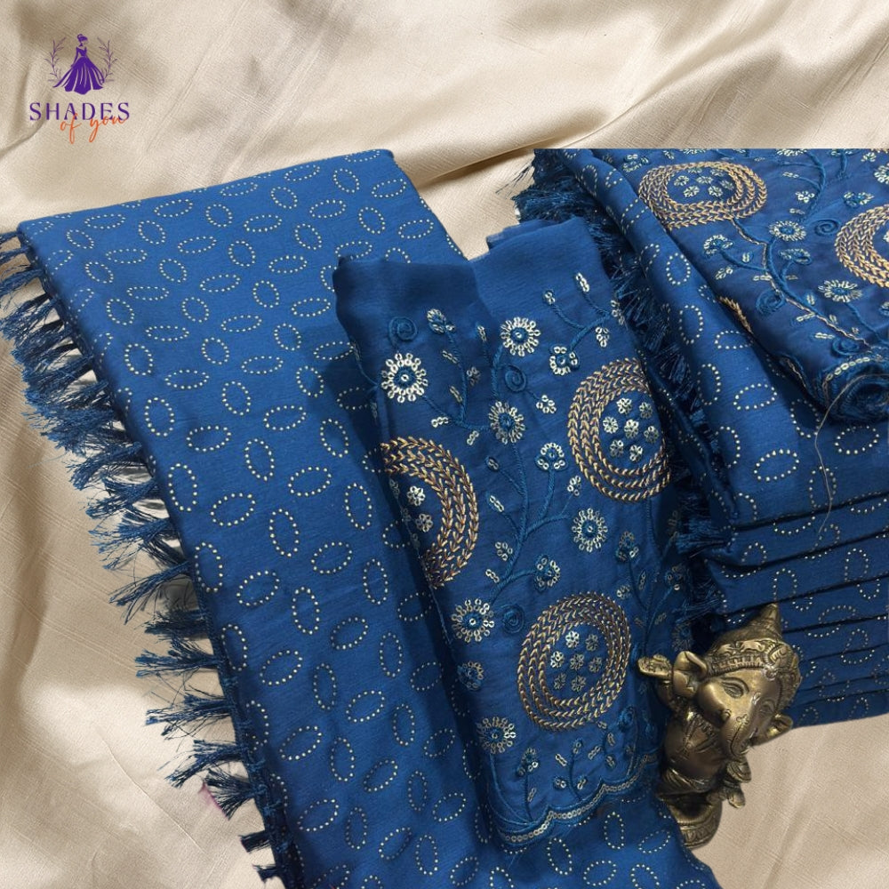 Fancy Sarees With Design Blouse