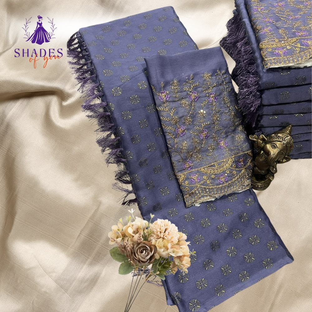 Fancy Sarees With Design Blouse
